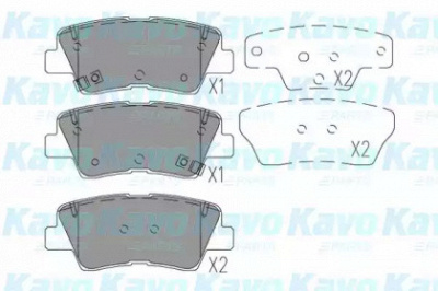 KAVO PARTS bp4031 -  Комплект тормозных колодок, дисковый тормоз